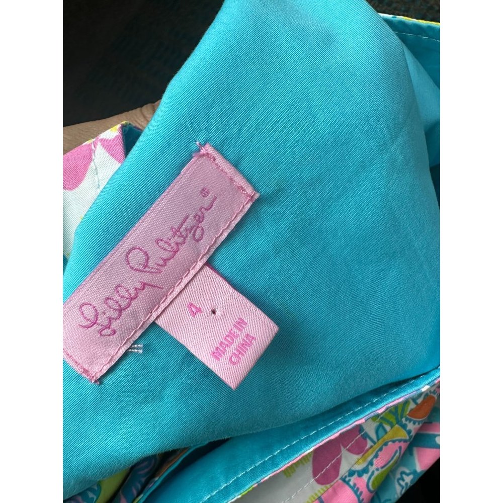 Lilly Pulitzer Womens Multi Patchwork Reversible … - image 8